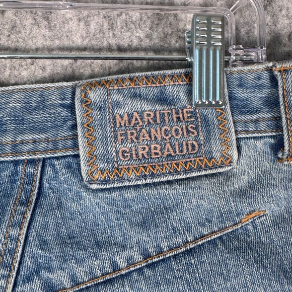 Marithe Francois Girbaud Shorts Mens Size 34 Blue Jean Baggy Jorts Vintage Y2K - Picture 13 of 16